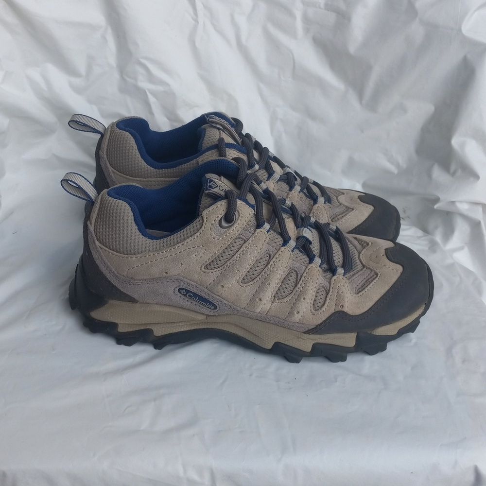 Columbia Hiking Trail Shoes TIGERTOOTH Size 7 Men Lace Up Brown Style #BL3177
